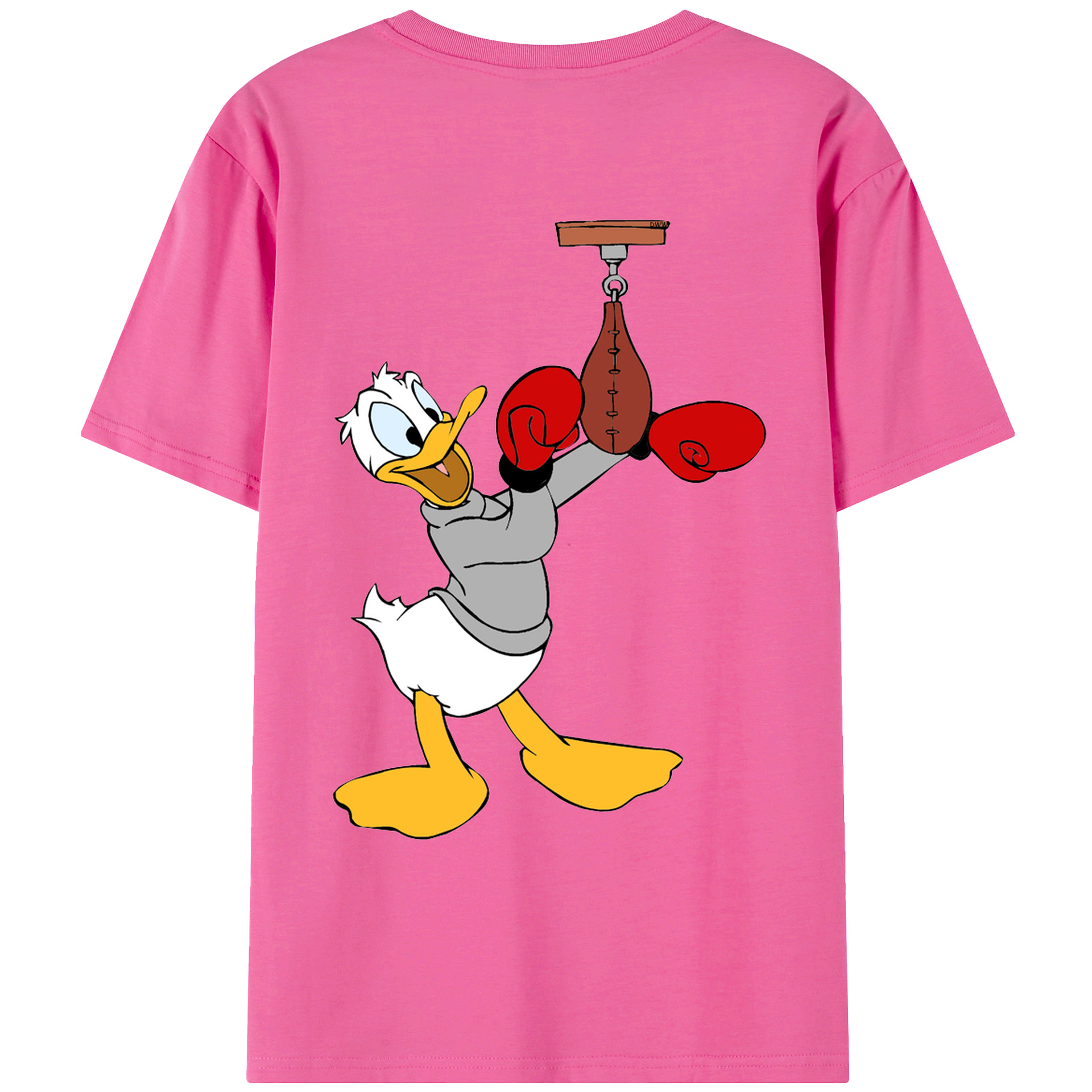 （画像用） ミッキーマウス Mickey Mouse レディース半袖Tシャツ(バックプリント)